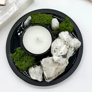 Rainbow Moonstone | Candle Holder