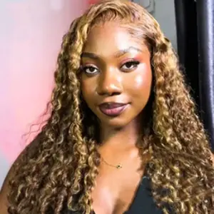 【30”Only $119.99】P4/27 Highlight Ombre Color 30 Inch Lace Wig Deep Wave Glueless Human Hair Pre Plucked Spring Statements for Bold Fashion Statements