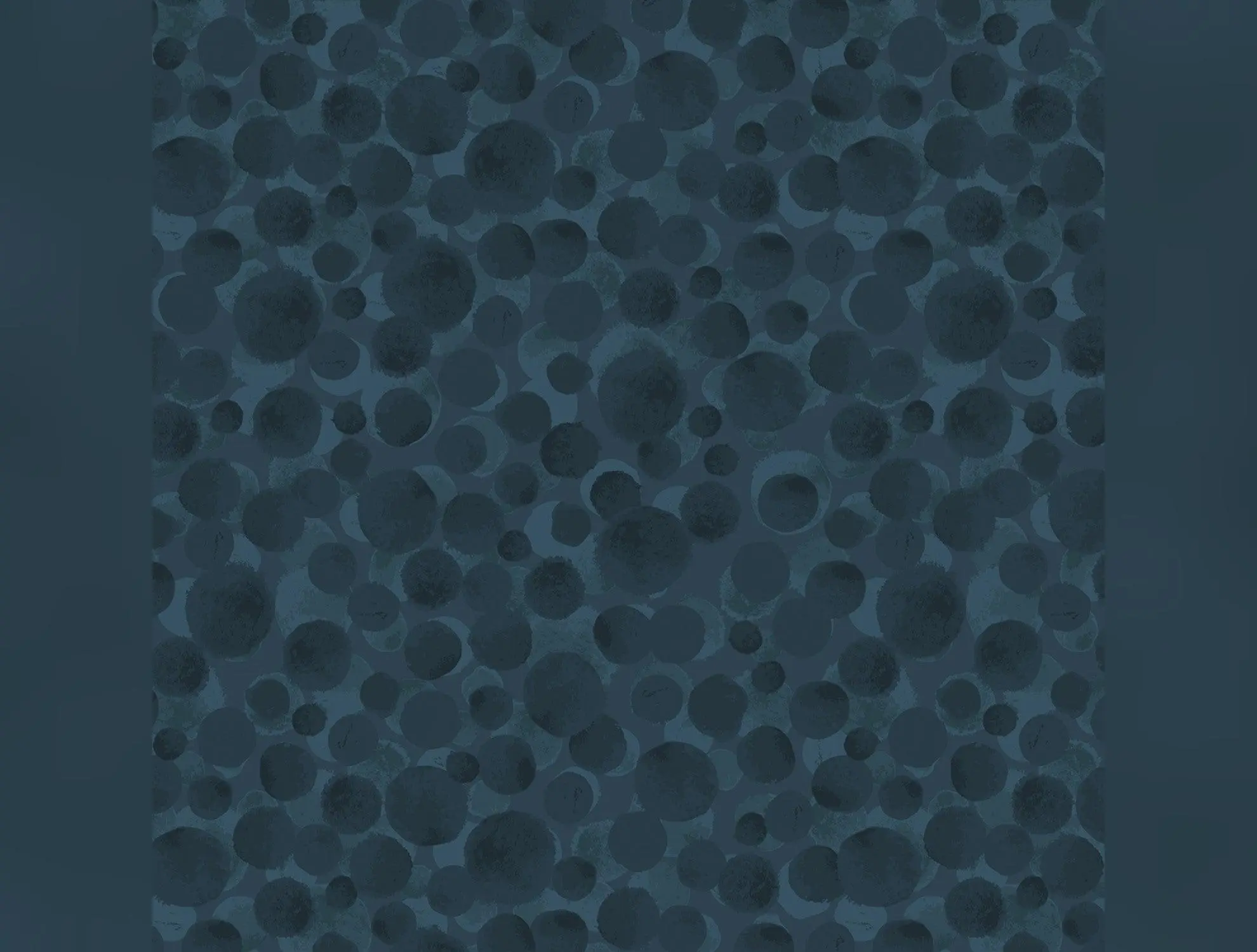 Secret Winter Garden Flannel | Bumbleberries Dark Blue by Lewis & Irene | 100% Cotton Flannel