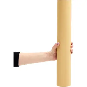 Bulletin Board Paper Roll 17.5 x 100 Ft, Brown Multipurpose Butcher & Wrapping Paper for Crafts & Packing