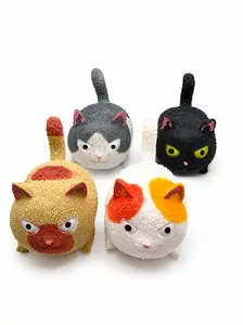 EASY SQUEEZE PUDGIEZ CAT - stress relief toy squish