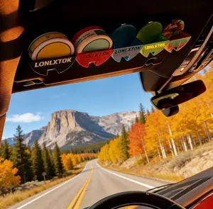 3D-Printed  Holster Non-Toxic PLA Secure Access for Containers Multiple Colors Text Options Durable Sleek Design Clips Easily onto Sun Visor