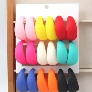 Multicolor Resin Triangle Shaped Earrings for Girls' Party, Casual or Vacation - Fashion Accessories