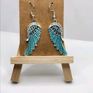 Angel Wing Earrings Multiple Colors Beautiful Hook Earrings with Secure Fit and Versatile Design for Jewelry Enthusiasts