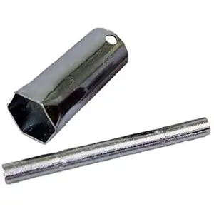 CAMCO 09883 Zinc-Plated Offset Access Wrench, Offset Tool, Fits 1-1/2", Residential Water Heater Element Maintenance Hand Tool