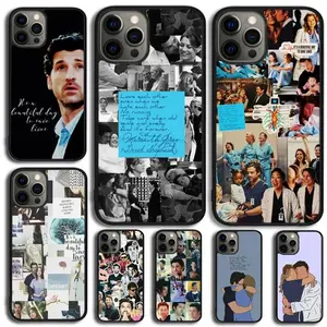 Derek Shepherd Grey’s Anatomy Phone Case TV Fan Gift Compatible with iPhone 11-17 Pro Max/Plus and Samsung Galaxy S23-25
