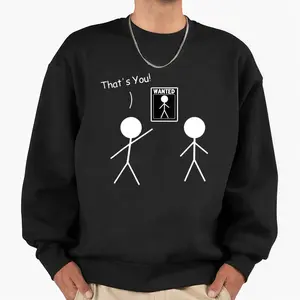 Adult Novelty Long Sleeve Sweatshirt – Fun Festive Graphic Print, Crew Neck Design