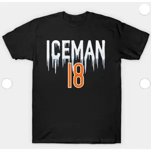 🏈   100% Cotton Iceman 18 Chicago Football Tee, Awesome Birthday & Game Day Gift for Windy City Fans! # ViralTees # TikTokMadeMeBuyIt. # TrendyTees # TikTokShop.