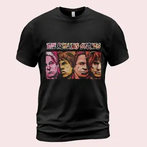 The Rolling Stones T-shirt, WorldWide Rock band, Unisex