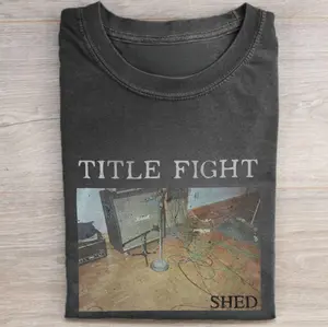 Vintage Title Fight Band Concert Graphic Tee - Title Fight Band Casual Merch - Short Sleeve Graphic T-shirt - Vintage 90s Graphic Clothing - Title Fight Merch - Gift Shirt - Music Tour Shirt Gift - Top Menswear Womenwear