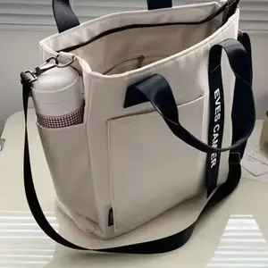 New Casual Bag Large Capacity Nylon Waterproof Canvas Shoulder Bag Fashion Bag Simple Shoulder Bag