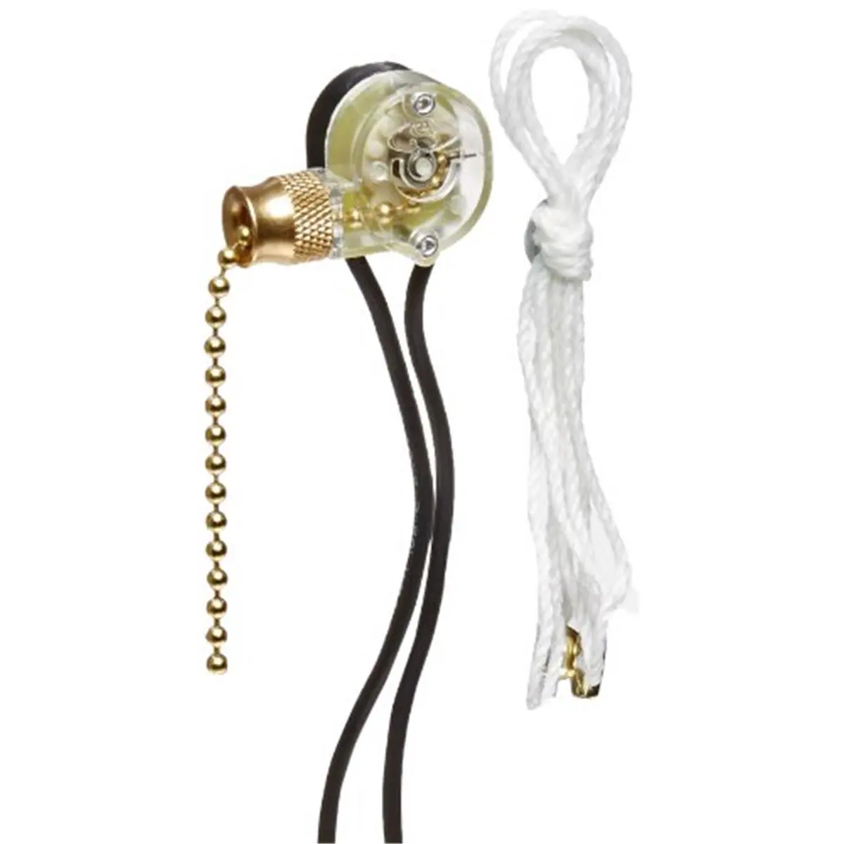 212 MAIN Single Speed Brass Light Switch, Single Pole (SPST) with OFF-ON Control, Wire Leads, 13/32-Inch Mounting Hole, Fans And Lamps, 3A 125Vl, 0.22 X 0.22 X 0.22 In
