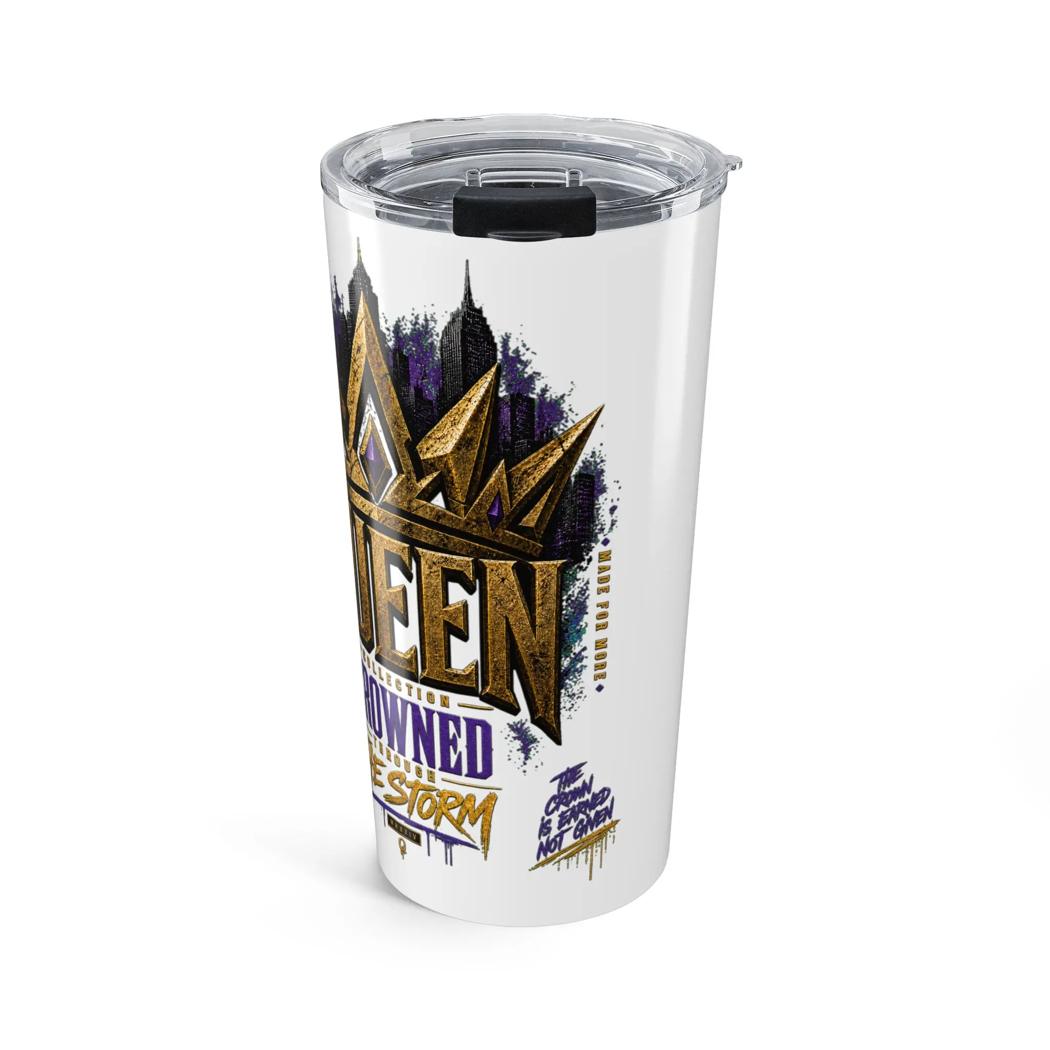 Queen Crown Graphic Tumbler | 20oz Stainless Travel Cup