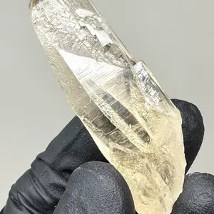 2.3” Rare Natural Alligator Citrine Specimen - Elestial Citrine & Smoky Quartz