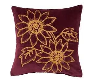 Sunflower Harvest Pillow by Valerie