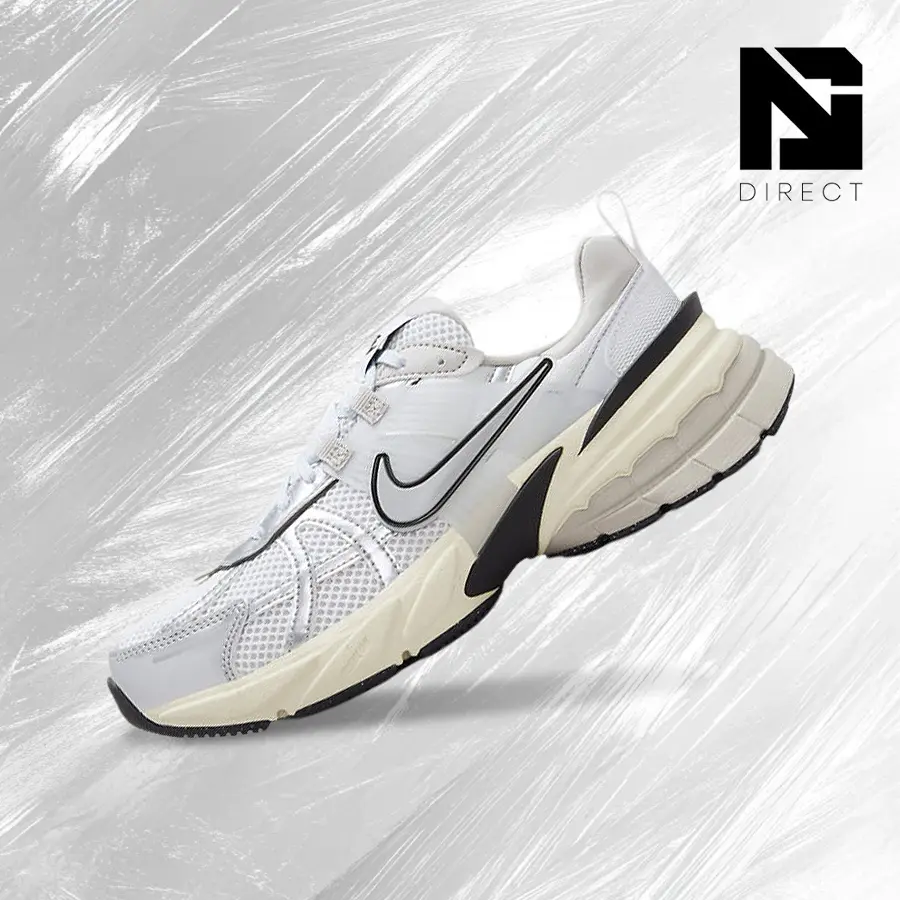 Nike V2K Run Summit White Metallic Silver (Women's) – Women's Lifestyle Sneakers – Shoes For Woman-Vintage-Spring & Summer-Inspired Running Shoes, Shock-Absorbing Comfort, Gym To Streetwear Casual Wear-back to school– FD0736 100