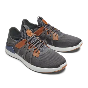 Olukai Mio Lī Mens Athletic Shoe - Pavement / Vintage Indigo