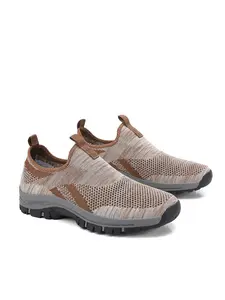 New Plus Size Casual Shoes, Breathable Mesh Sneakers, Durable Tpr Anti-Slip Sole, Lightweight Comfortable Footwear