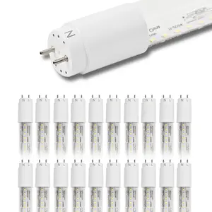 HOLDWILL 4FT LED T8 Tube Lights, 24W, 5000K, Single or Double End Powered 4 Foot T10 T12 Fluorescent Bulbs Replacement