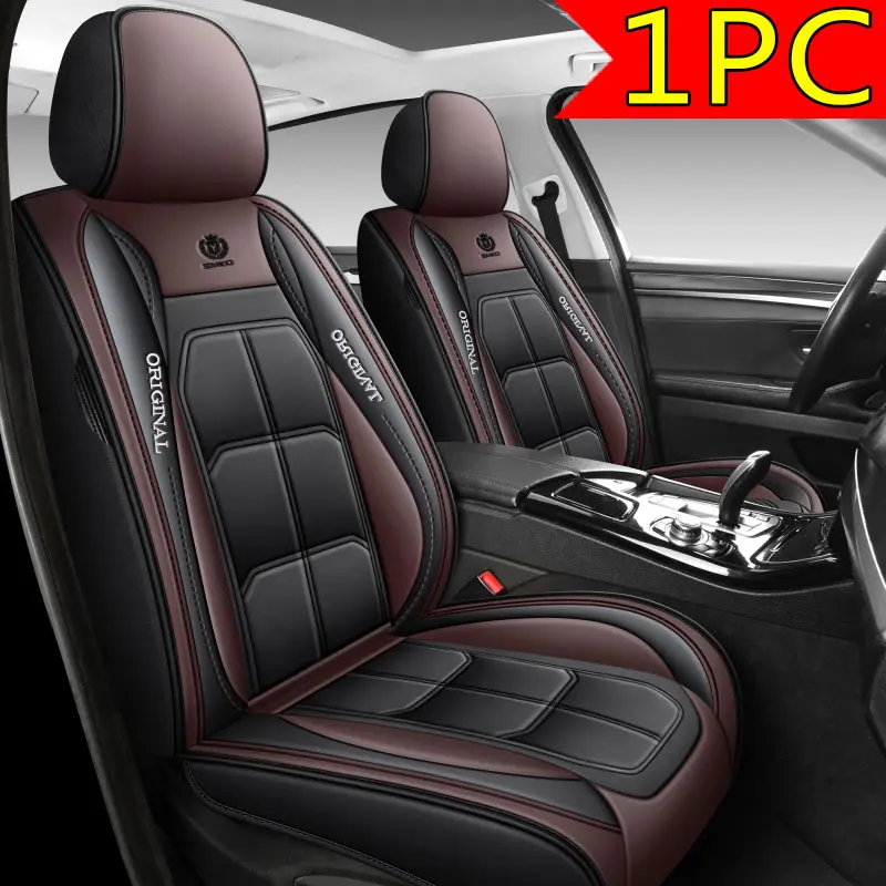 Premium Leatherette Back Seat Cover - 1PC Airbag-Compatible Waterproof Car Interior Cushion & Car Seat Protector for Enhanced Protection & Comfort, Car Interior Cushions