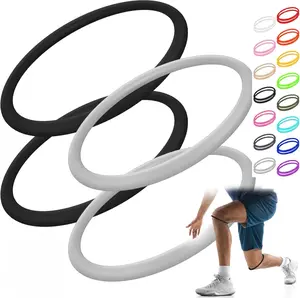 Silicone Patellar Knee Tendon Support Strap,Hiking, Soccer, Basketball, Running, Jumpers Knee, Tennis, Volleyball & Squats