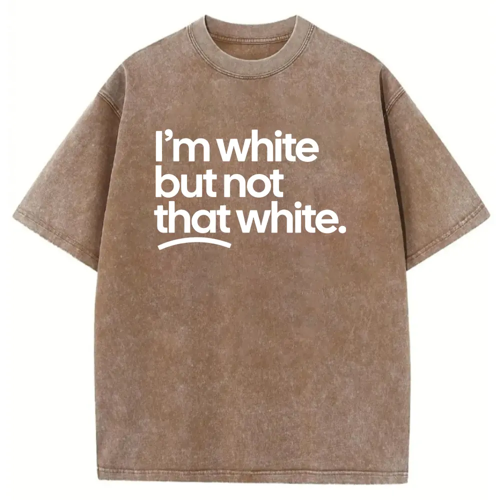 Washed T-shirt-Coffee