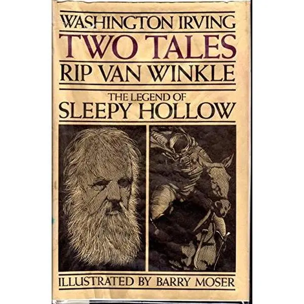 USED Book - Two Tales: Rip Van Winkle and The Legend of Sleepy Hollow by Washington Irving (Hardcover) - english