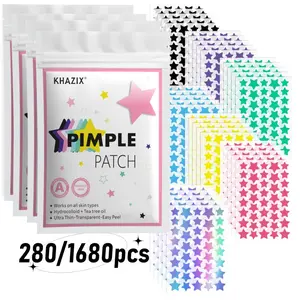 Stars Water Gel Patches for Day & Night Use, Perfect Fit to Cover Blemishes Acne Marks, Multiple Colors Star Styles Available