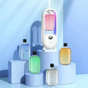 Gardenia Essential Oil Diffuser, 1 Count USB-Powered Essential Oil Diffuser with Atmosphere Light, Home Fragrance Air Fragrance Diffuser for Living Room, Bedroom and Office, Aromatherapy Scent Diffuser