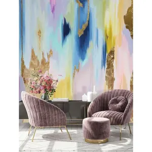 "Rainbow Eucalyptus" Oversized Wall Mural