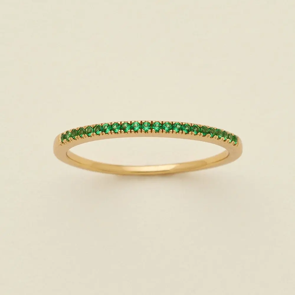 May Birthstone Stacking Ring May Birthstone Stacking Ring