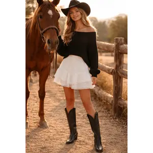 BOHO TIERED SKORT *Final Sale*