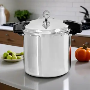 24 qt  Canner,Canning  Cooker with Gauge,14.5PSI,Large Capacity   Canners for Compatibility Gas and Induction Cooktops