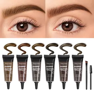 Waterproof eyebrow cream is easy to apply and long-lasting, shaping natural wild eyebrows