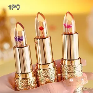 Crystal Color-Changing Petal Lipstick, Moisturizing Long-Lasting, Non-Sticky, Daily Use, Perfect for Dates, Parties, Girlfriend Gift, Valentine's Day, Lipgloss