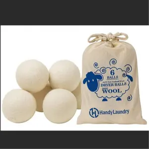 Eliminate static, dry and deodorize with the wool felt ball, speed up clothes drying, and it can be reused, Laundry Balls