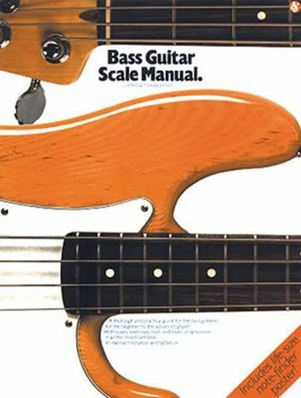 USED Book - Bass Guitar Scale Manual by Vinson, Harvey (Paperback) - english