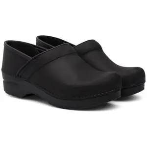 Dansko Women's Professional Clog in Black Oiled