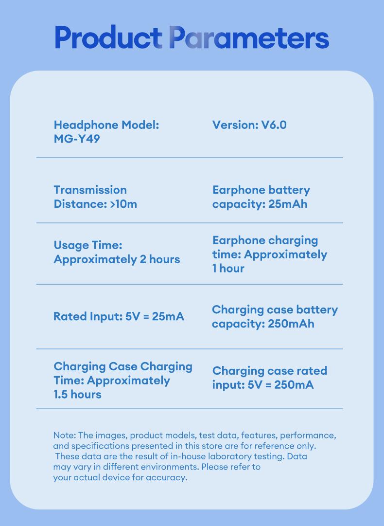 MGALL Y49 Multifunctional Wireless Headphones with Bluetooth 6.0, Colorful LCD Smart Touch Screen, Personalized Screensaver, Hi-Fi Sound, IPX5 Waterproof, Ideal for Office, Study, Sport & Calls