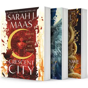 Crescent City 3-Book Paperback Set: Earth and Blood, Sky and Breath, Flame and Shadow Volumes
