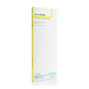 Dermadress Waterproof Composite Dressing, 4" X 14" [ 10 Pack ]