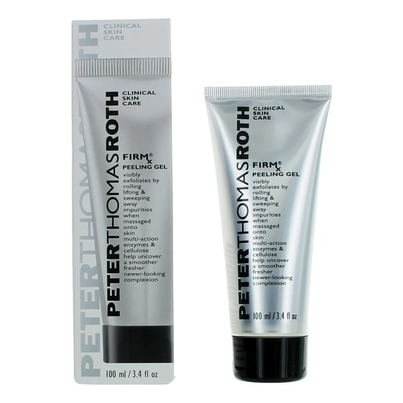 Facial Peeling Gel with Enzymes Blend, Exfoliates Skin & Visibly Lifts Impurities for a Smoother, Fresher Complexion - 3.4 oz