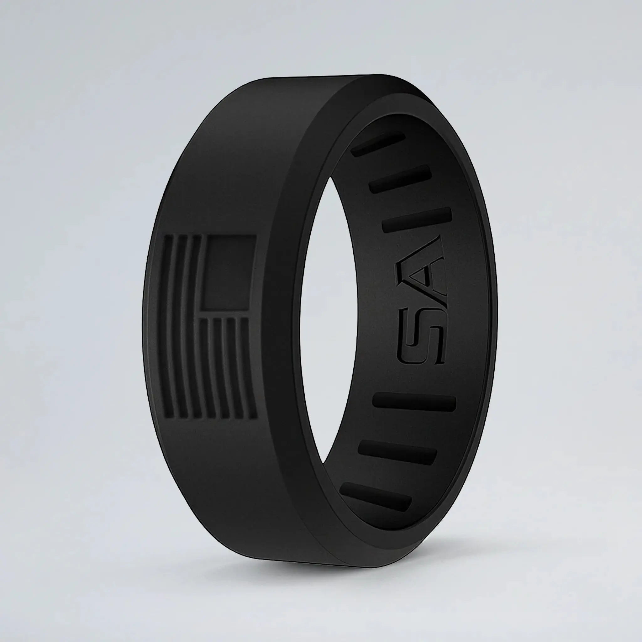 Soul of Adventure Black Flag Silicone Ring for Active Lifestyle and Durable Wear