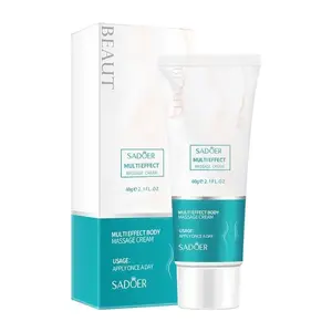 SADOER Multi Effect Body Massage Cream 60g Hydrating Moisturizing Nourishing Unisex Cosmetic Moisture Cream for Adults