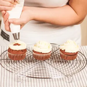 Leak-free icing piping bag for cakes, cream frosting, and cookie decoration supplies; baking ware