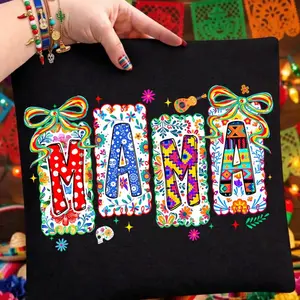 Cinco De Mayo Mama T-shirt, Coquette Bow Fiesta Shirt, Fiesta Mama
