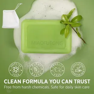 Buy 1 get 1 free!!! Tea Tree Oil Soap – Deep Cleansing for Body & Face, Gentle, Moisturizing, Refreshing, Handmade Soap