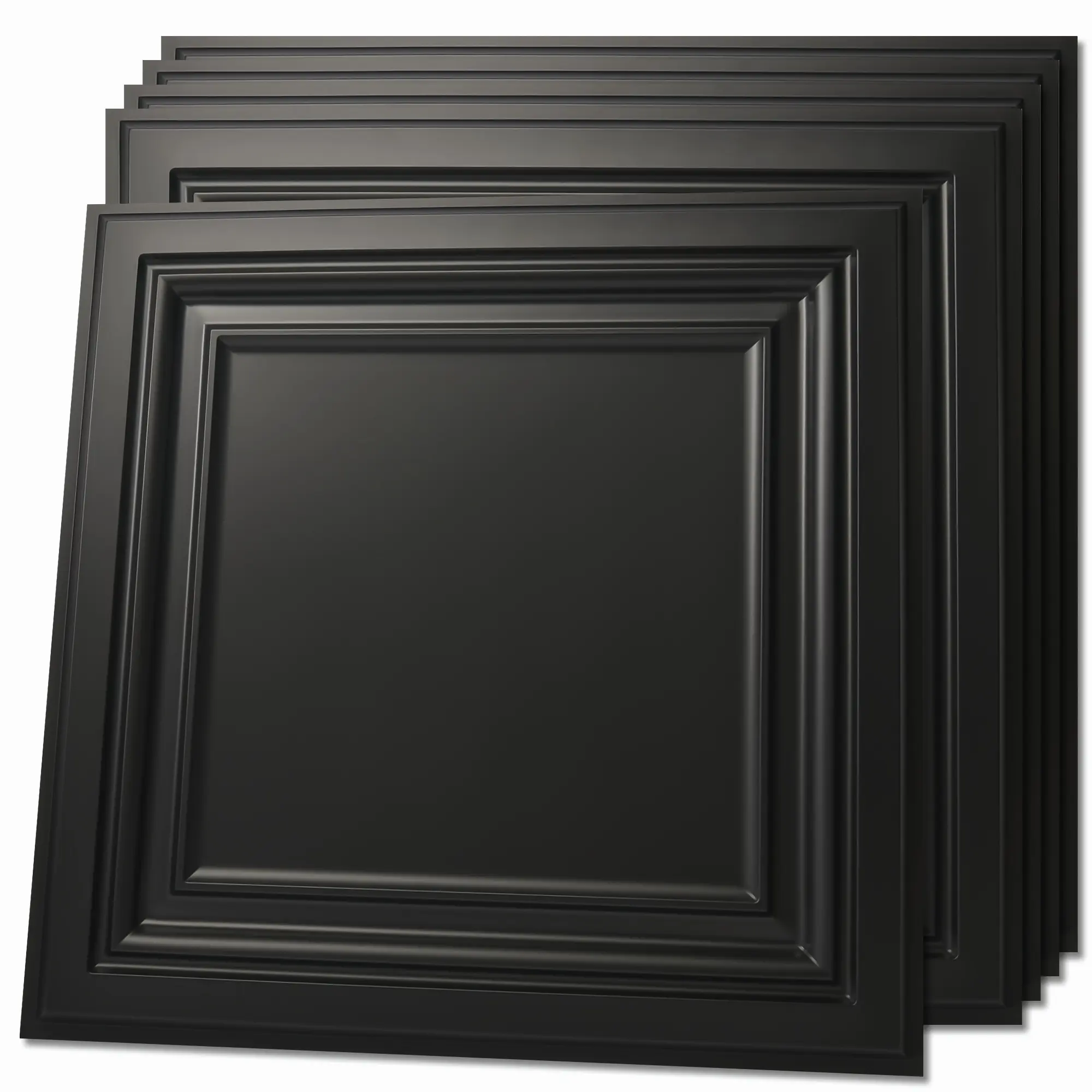 Ceiling Tiles 24x24 Easy Install Waterproof Panels for Home Kitchen Bathroom Covers 48 Sq Ft 12pcs