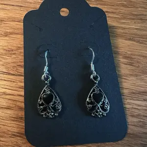 Dark Heart Earrings
