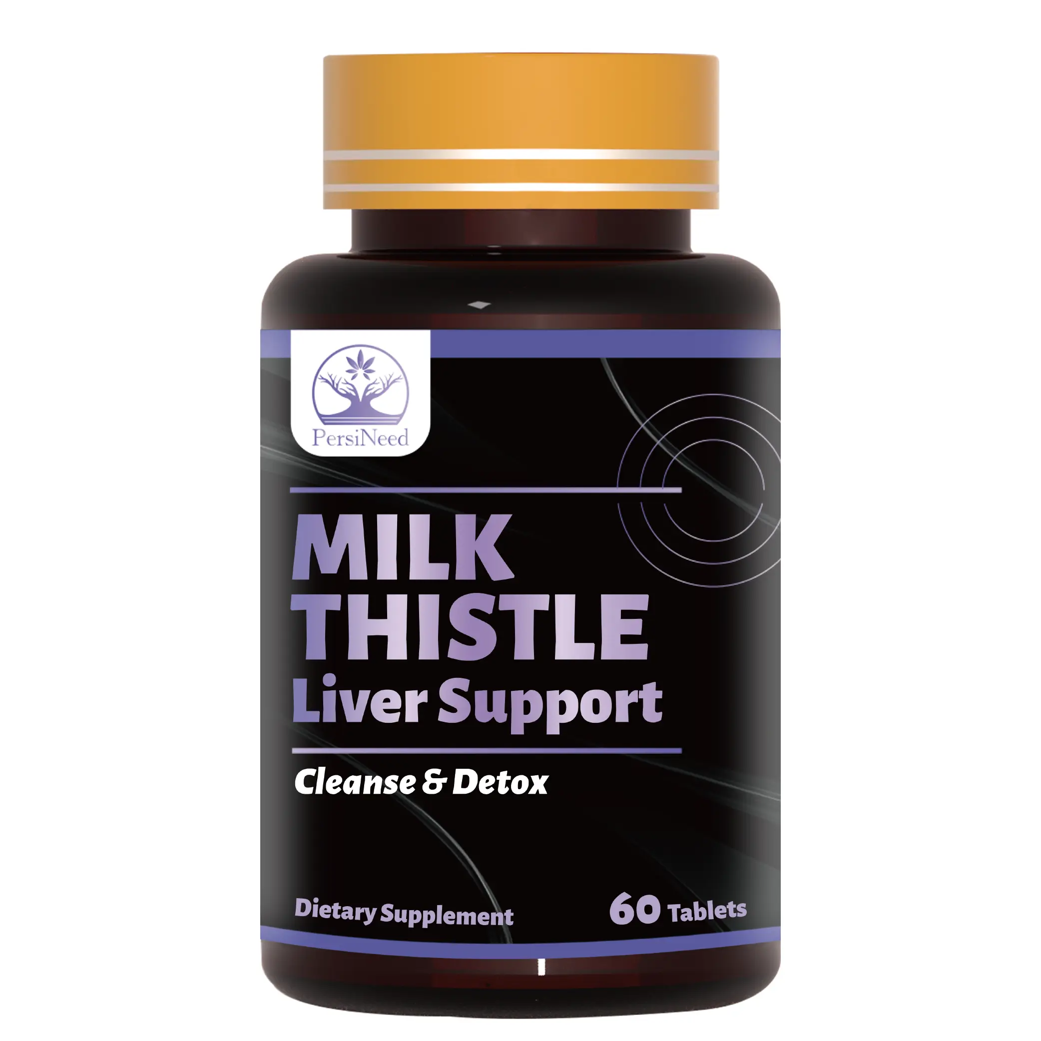 Natural Silymarin-Rich Milk Thistle Tablets, Liver Health Vitamins with Active Ingredients, Supports Liver Detox, Metabolism Enhancement, Ideal for Drinkers, Tablet